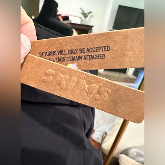 Skims Fits Everybody Crew Neck Long Sleeve Dress - Picture 6 of 11